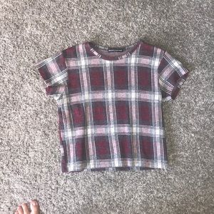 Plaid t shirt from Brandy Melville